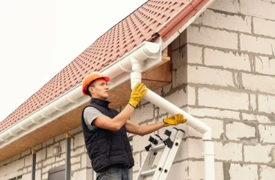 Pose et remplacement de gouttières à Avelin